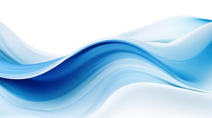 Abstract background with blue and white colored waves