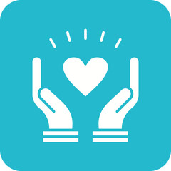 Obraz premium Respect Line Color Icon