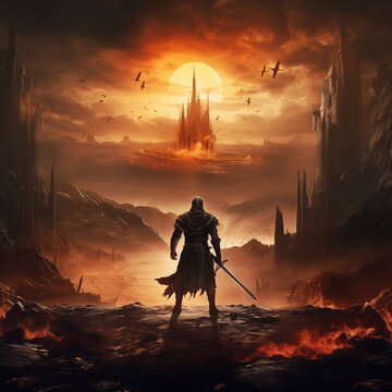 Dark Souls Fresh Start Landscape 2048x2048