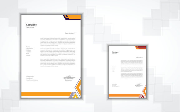 Creative Corporate Latter head design,