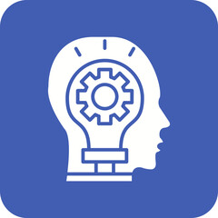Creative Thinking Line Color Icon