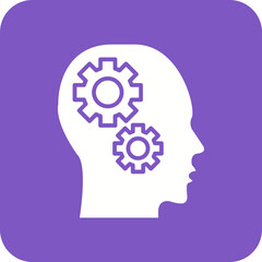 Cognitive Line Color Icon