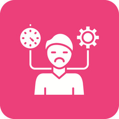 Anger Management Line Color Icon