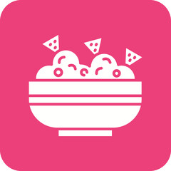 Nachos Line Color Icon