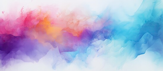 The abstract watercolor background texture on the paper adds an artistic touch to the illustration making it perfect for a brochure poster or even a website s graphic design while the grunge