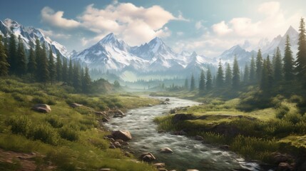Breathtaking landscapes in creating immersive and visually stunning game worlds