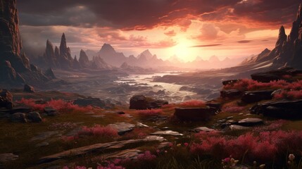 Breathtaking landscapes in creating immersive and visually stunning game worlds