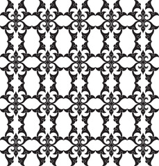 black and white seamless pattern