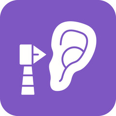 Otoscopy Line Color Icon