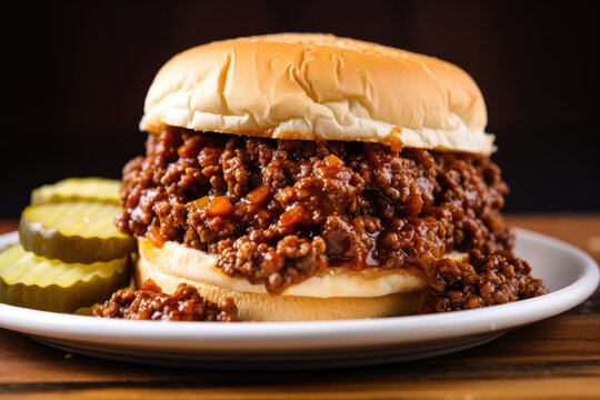 Classic American Sloppy Joe, Messy and Delicious