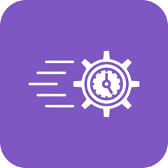 Time Management Line Color Icon