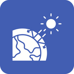 Greenhouse Effect Line Color Icon