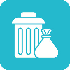 Trash Line Color Icon