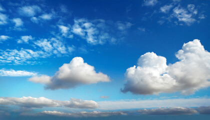 Obraz premium Cumulus Clouds in the Stunning Sky