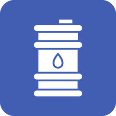 Obraz premium Oil Barrell Line Color Icon