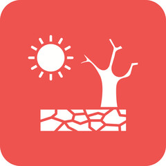 Drought Line Color Icon