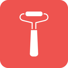 Face Roller Line Color Icon