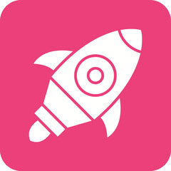 Rocket Line Color Icon