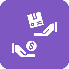Cash Delivery Line Color Icon