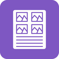 Storyboard Line Color Icon