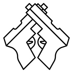 gun line icon
