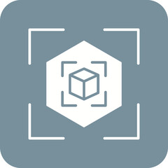 3d Modeling Line Color Icon