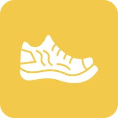 Deurstickers Shoe Line Color Icon © SAMDesigning