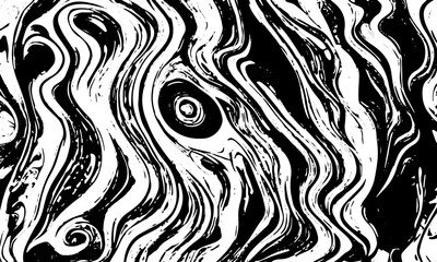 Grunge old detailed black abstract texture. Vector background..