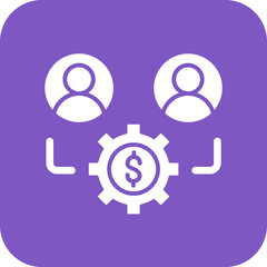 Crowdfunding Line Color Icon