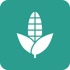 Corn Line Color Icon