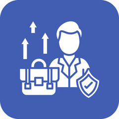 Career Growth Line Color Icon