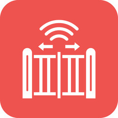 AND Gate Line Color Icon