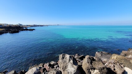 the blue sea, Beach, Outdoors