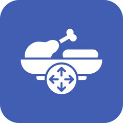 Food Alternative Line Color Icon