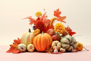 Naklejka na ściany i meble Autumn or Thanksgiving decoration