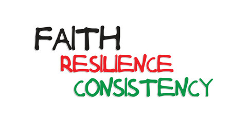 poster art for faith resilience and consistency of Palestinian people. Palestinian cause placard slogan