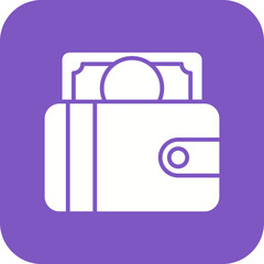 Wallet Line Color Icon