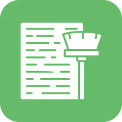 Data Cleansing Line Icon