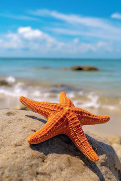Starfish on the beach