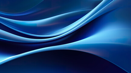 Abstract glossy flowing waves, business background