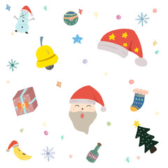 Fototapeta premium The single Christmas background 