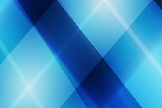 Background design of blue abstract diagonal geometric shapes in bright & dark bluish colors. Used as a template for presentations, post cover photos, virtual backgrounds, wallpapers and backdrops.