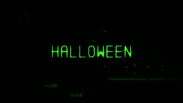 Halloween - Titre Glitch