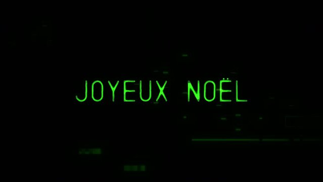Joyeux No&euml;l - Titre Glitch