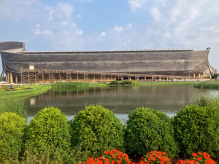 Ark Encounter in Williamstown Kentucky Noah Exhibit 2023. High quality photo