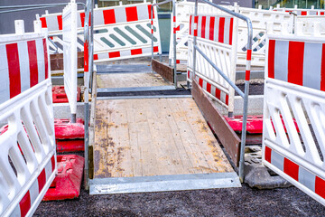 typical security barrier at a street