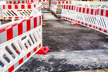 typical security barrier at a street