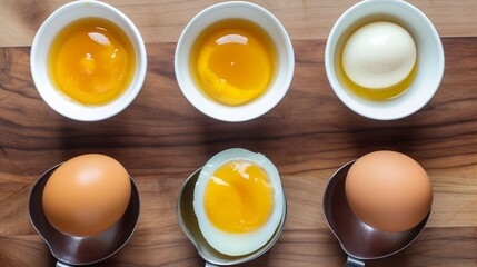 Different yolks for different folks smooth egg yolk Ai generated art