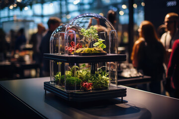 the foodtech is arrive at 3d printing with improvements and future foods, trends mark a shift towards sustainable and personalized food choices. - obrazy, fototapety, plakaty