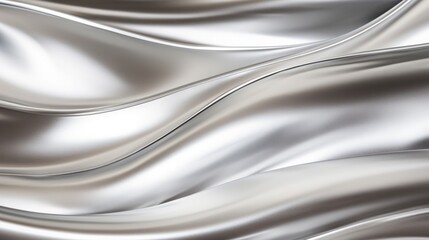 background with metallic shine wavy stainless steel.
